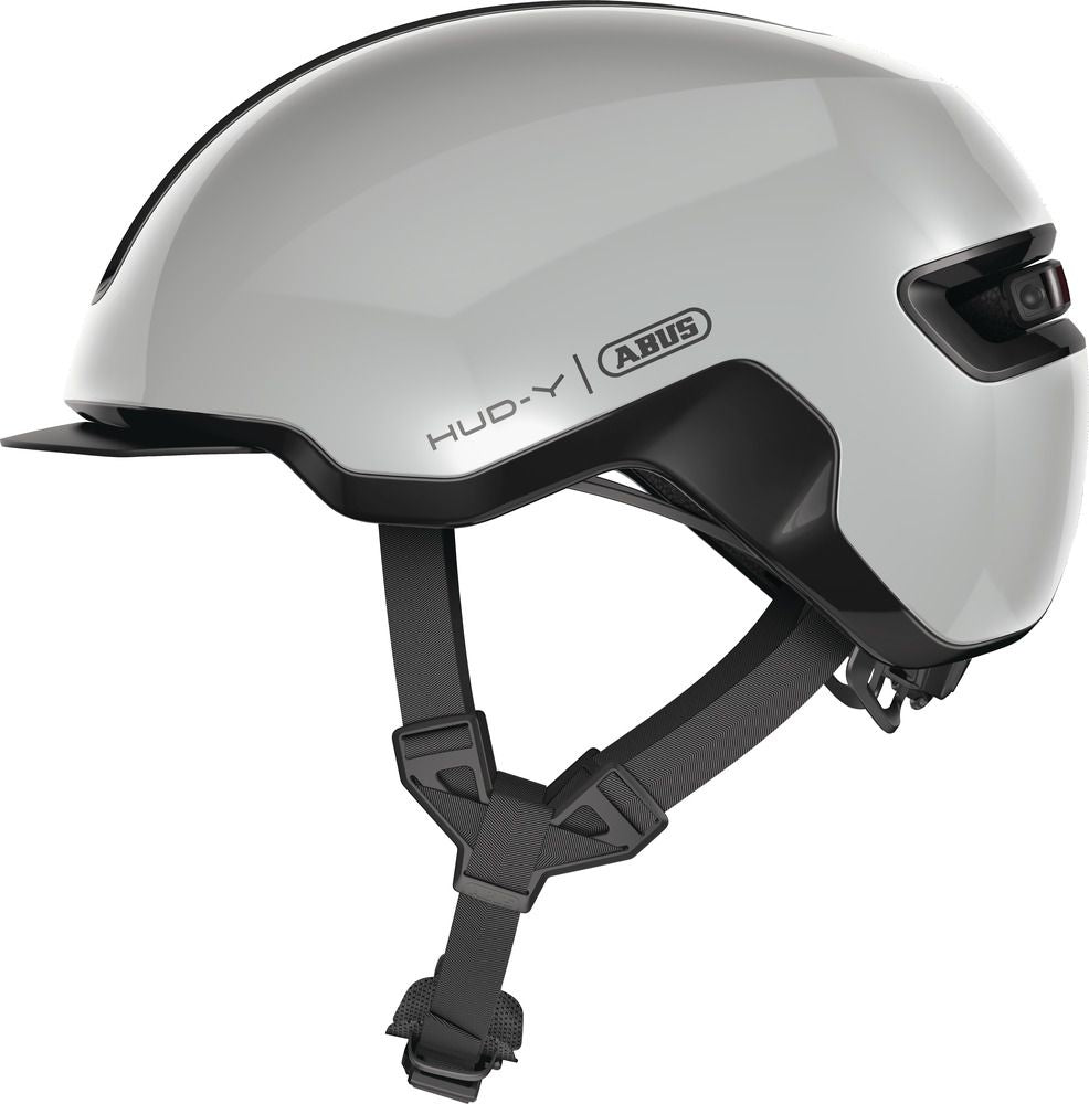 Abus e-Scooter Helm HUD-Y Race Grey - Fahrradhelm