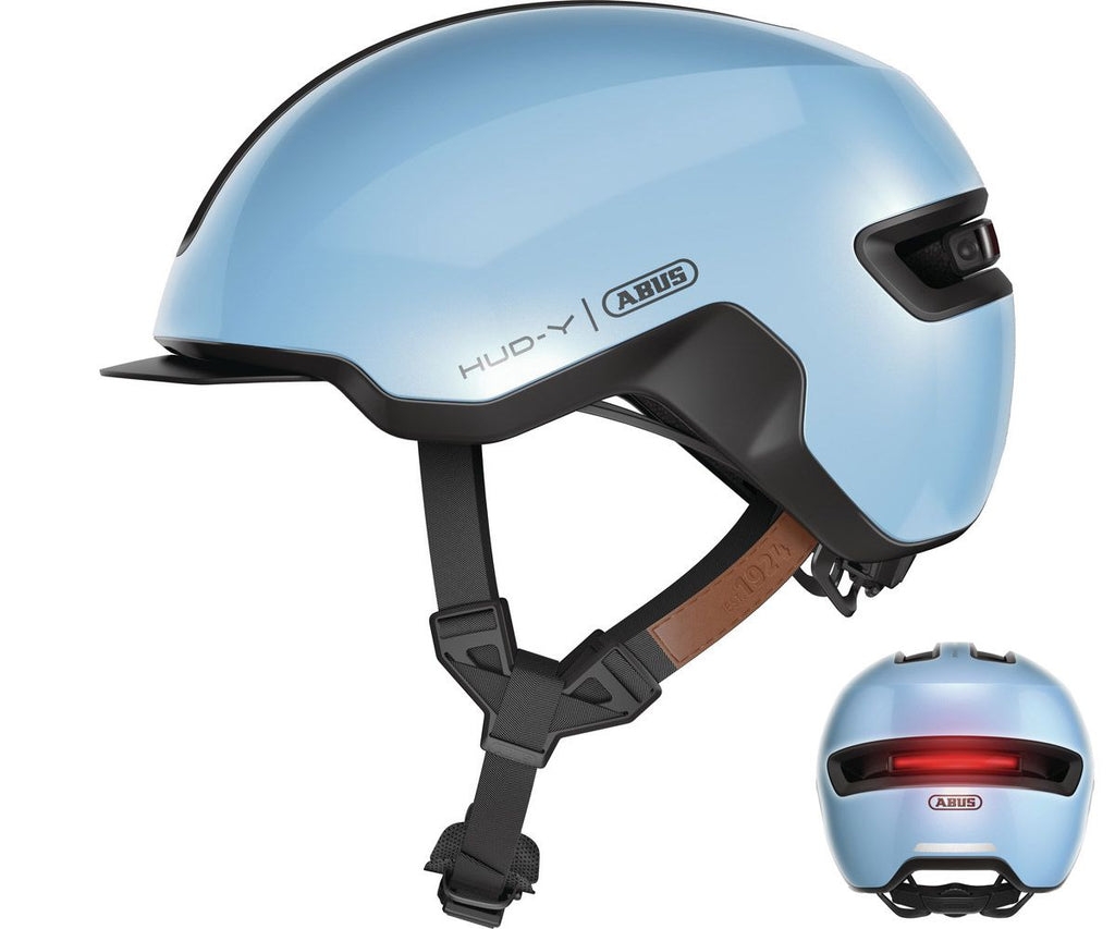 Abus e-Scooter Helm HUD-Y Iced Blue - Fahrradhelm
