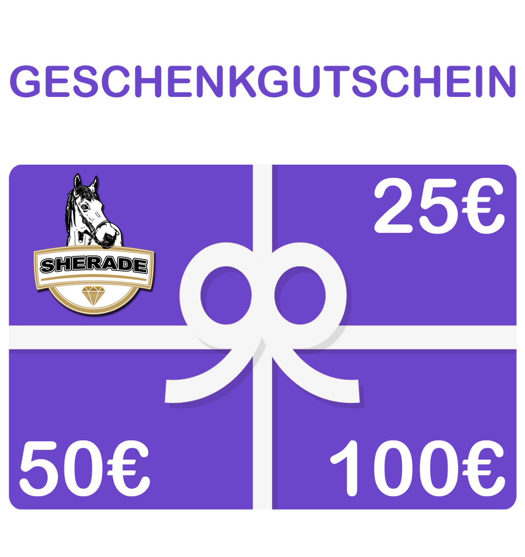 25€ | 50€ | 100€ | 500€ SHERADE.de-Geschenkgutschein für ePowerFun e-Scooter und Zubehör