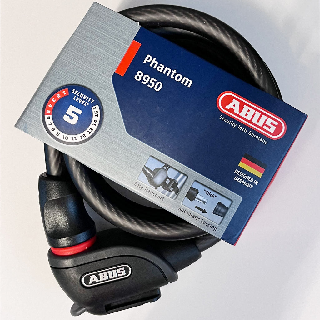 ABUS Phantom 8950-180cm 12-15mm Schloß für ePowerFun e-Scooter