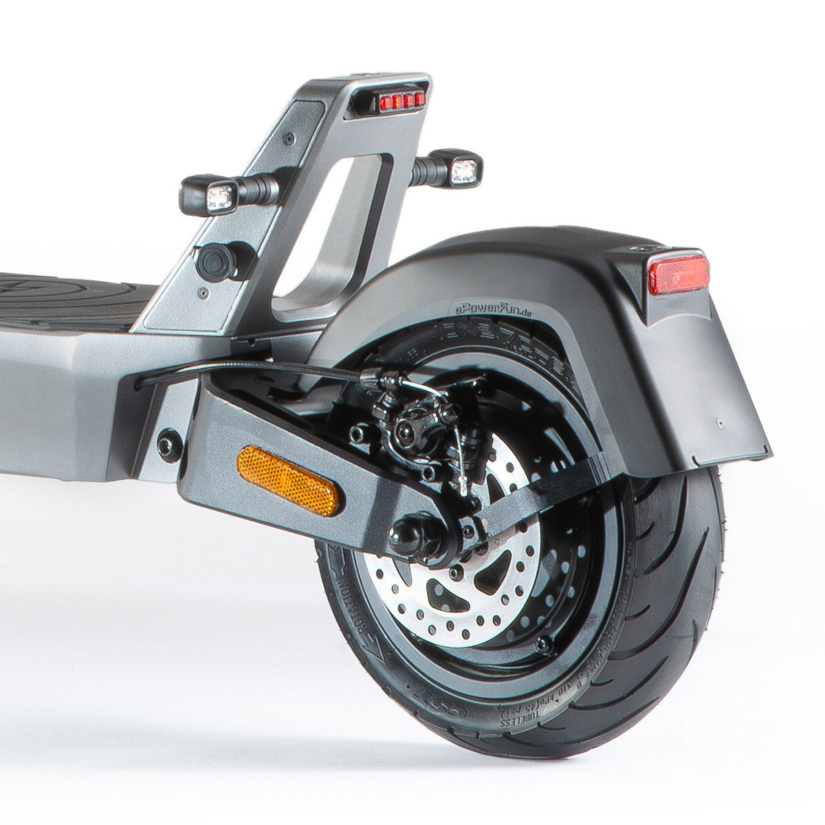 ePF-Pulse 960 Testsieger F.A.Z. 08/2024 - 104 km Reichweite - e-Scooter von ePowerFun - Wegfahrsperre NFC Chip