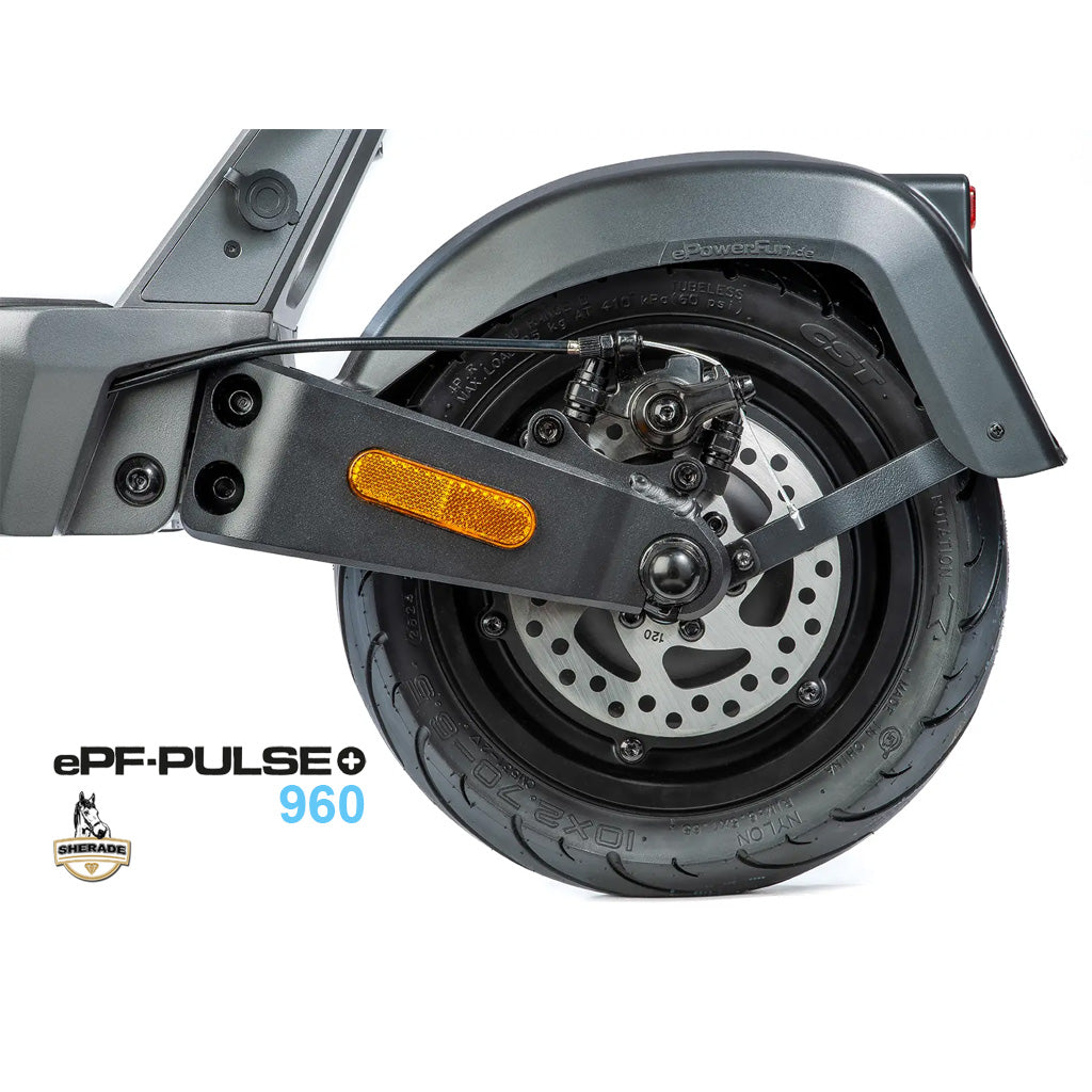 ePF-Pulse Plus 960 e-Scooter mit 30% mehr Leistung von ePowerFun