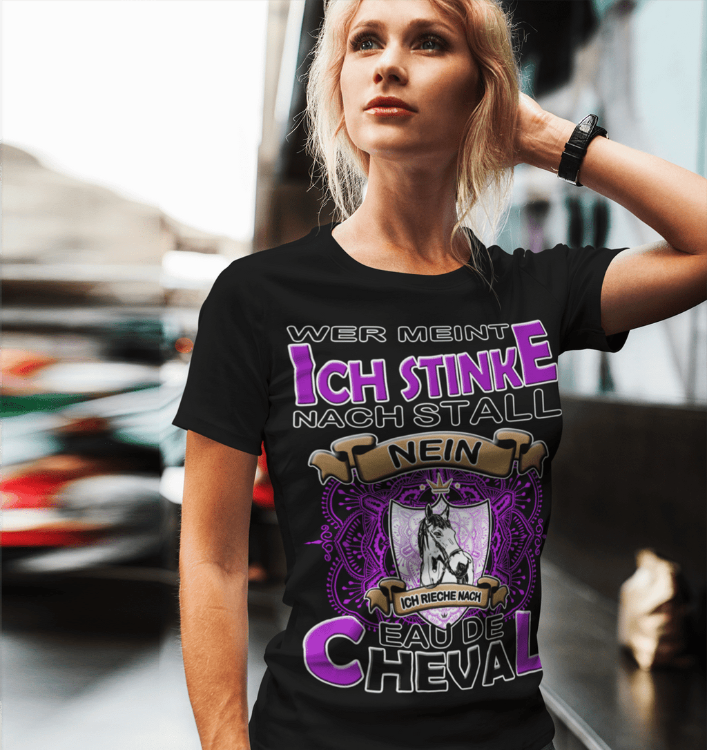 Wer meint ich stinke nach Stall... - Ladies Premium Shirt - SHERADE Media