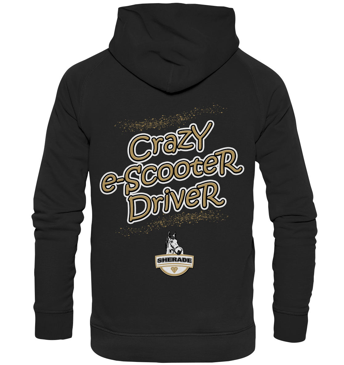 Crazy e-Scooter Driver - Premium Unisex Hoodie - Kapuzenpullover - SHERADE Media