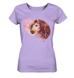 Love Horse mit Herz - Ladies Organic Shirt - SHERADE Media