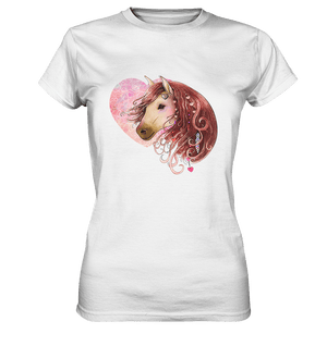 Love Horse mit Herz - Ladies Premium Shirt - SHERADE Media