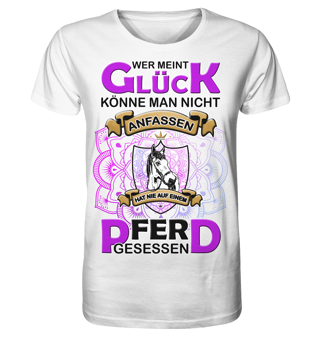 Wer meint Glück könne man nicht anfassen... - Mens Organic Shirt - SHERADE Media