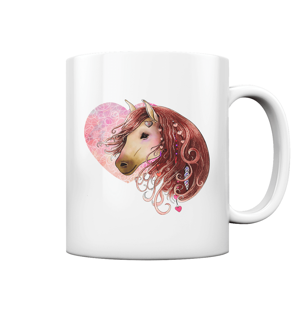 Love Horse Herz - Tasse glossy - SHERADE Media